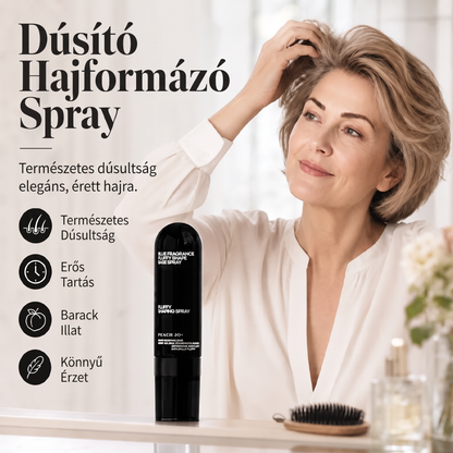 👨‍⚕️🍑 90 ml dúsító és formázó hajspray, hosszan tartó őszibarack illattal